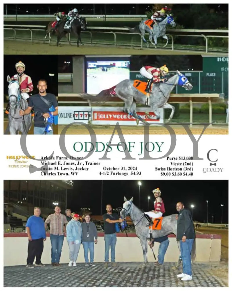 Odds Of Joy - 10-31-24 R02 Ct Hollywood Casino At Charles Town Races