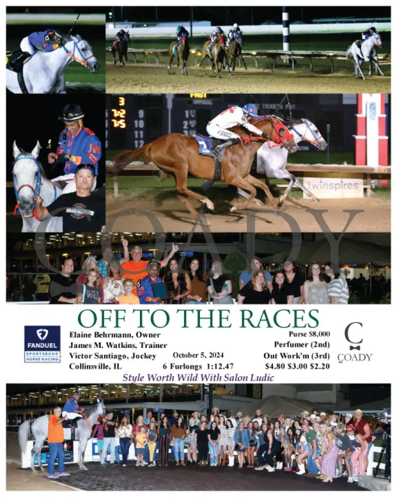 Off To The Races - 10-05-24 R03 Fan Fanduel Sportsbook Horse Racing