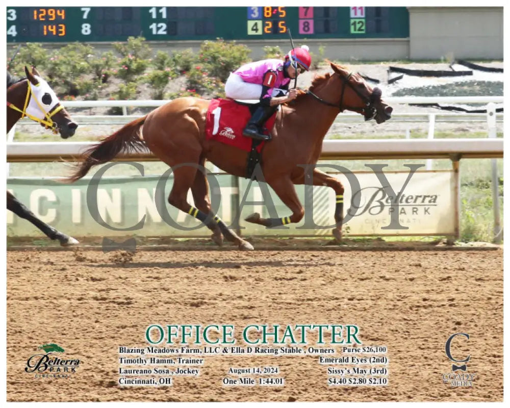Office Chatter - 081424 Race 06 Btp Action Belterra Park