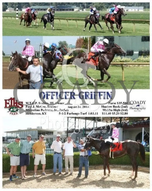 Officer Griffin - 082414 Race 05 Elp Ellis Park