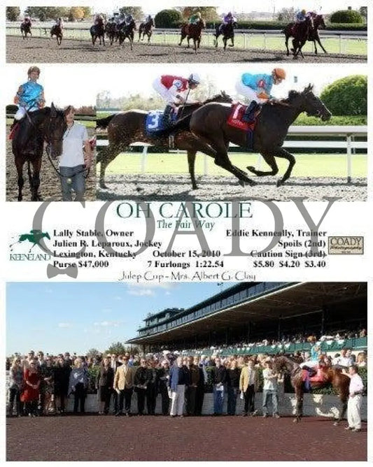 Oh Carole - 10/15/2010 Keeneland