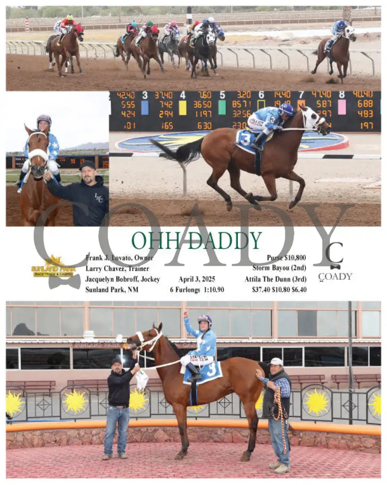 OHH DADDY - 04-03-25 - R09 - SUN Sunland Park
