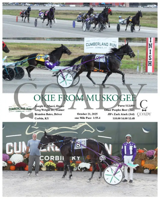 OKIE FROM MUSKOGEE - 102125 - Race 08 - CMR Presque Isle Downs