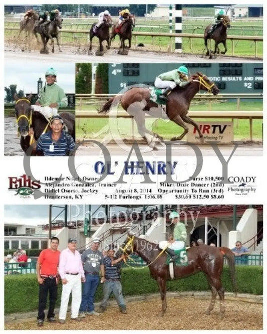 Ol’ Henry - 080814 Race 03 Elp Ellis Park
