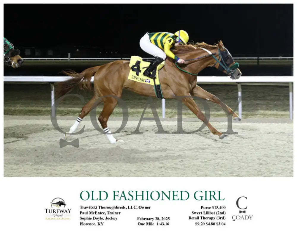 OLD FASHIONED GIRL - 02-28-25 - R09 - TP - Action Turfway Park
