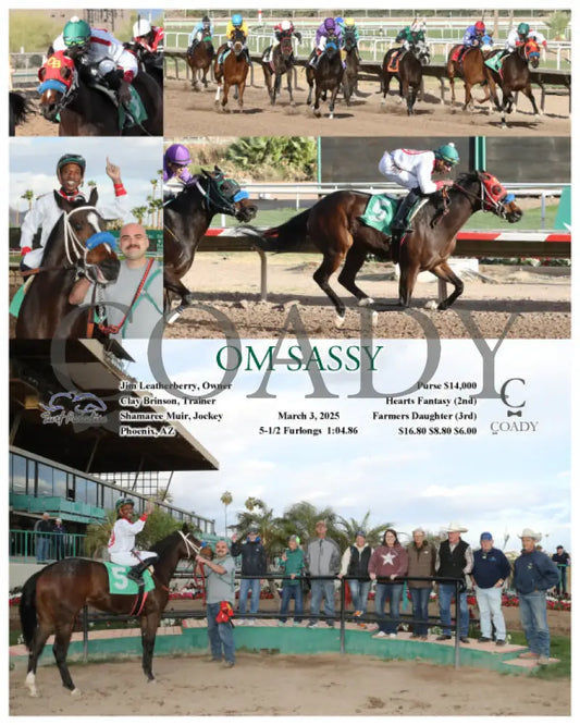 OM SASSY - 03-03-25 - R09 - TUP Turf Paradise