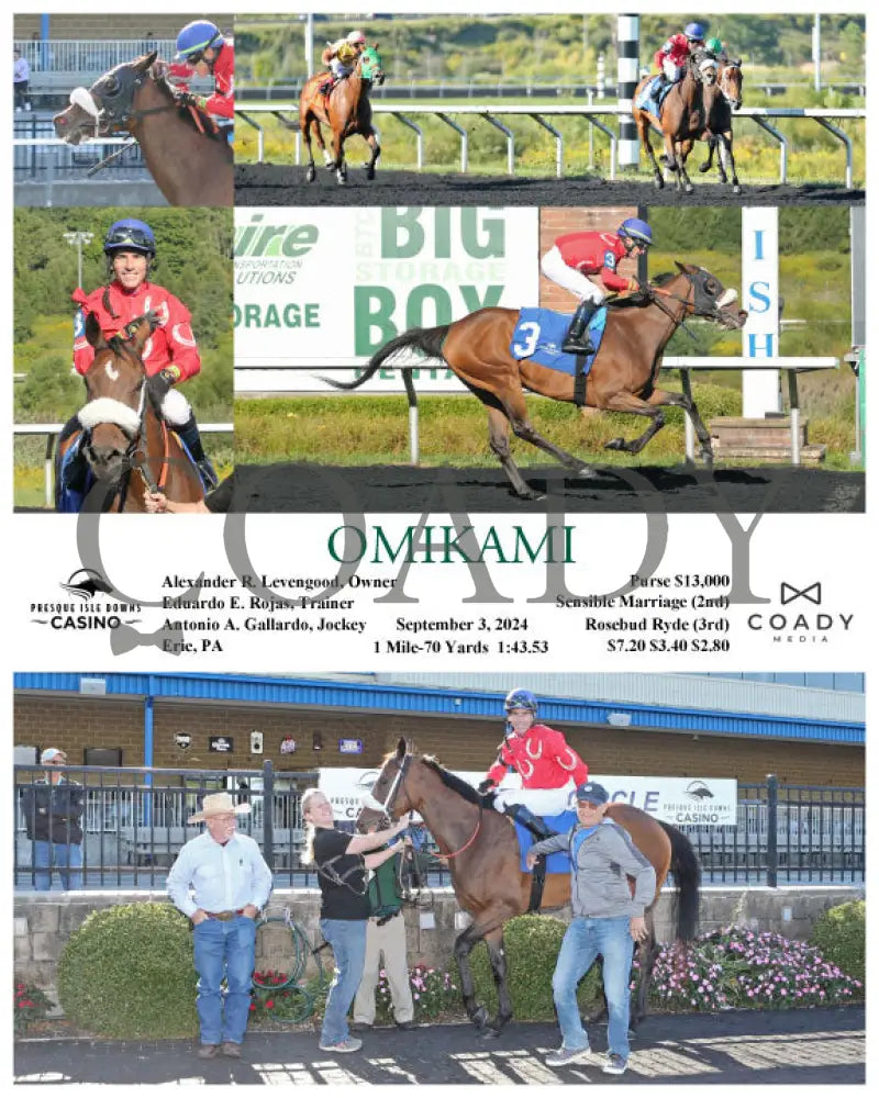 Omikami - 09-03-24 R06 Pid Presque Isle Downs