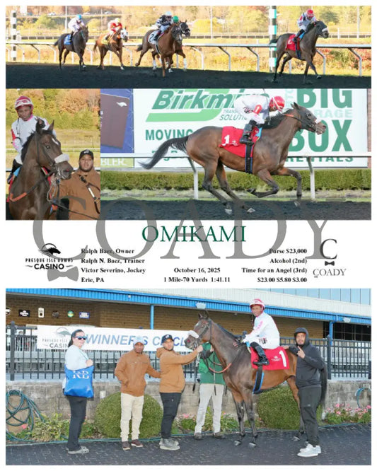 OMIKAMI - 10-16-25 - R05 - PID Presque Isle Downs