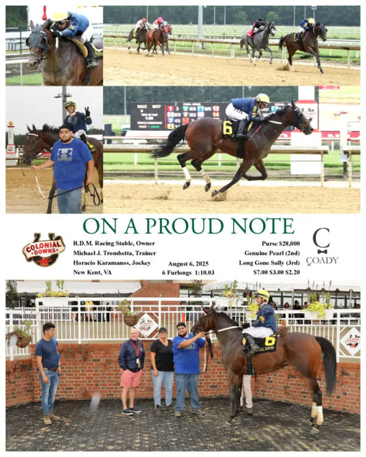 ON A PROUD NOTE - 08-06-25 - R04 - CNL Colonial Downs