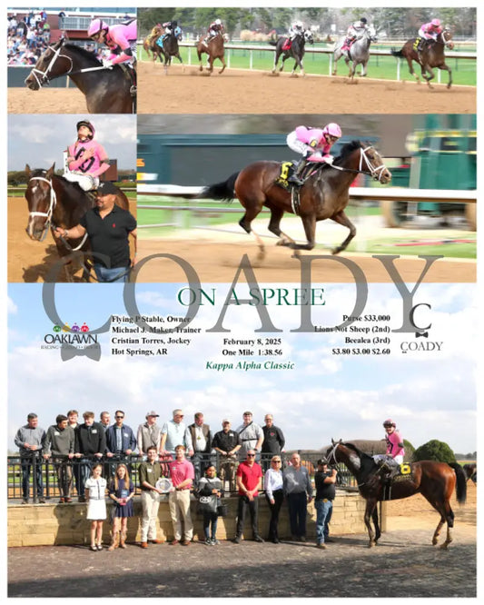 On A Spree - 020825 Race 05 Op Oaklawn Park