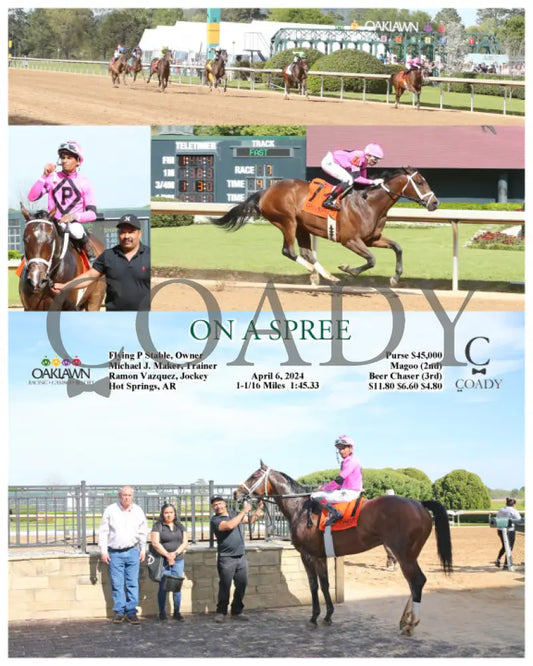 On A Spree - 040624 Race 07 Op Oaklawn Park