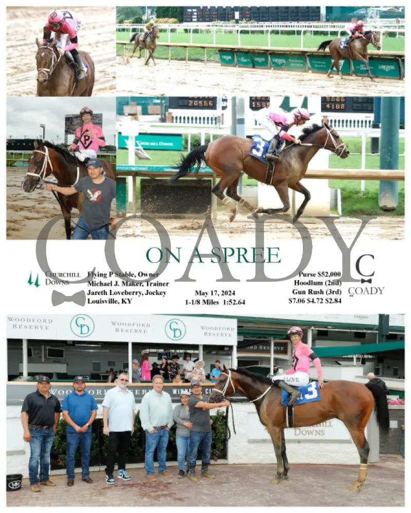 On A Spree - 05-17-24 R07 Cd Churchill Downs