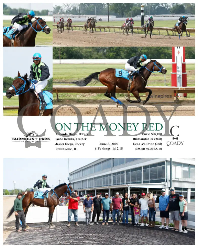 ON THE MONEY RED - 06-03-25 - R07 - FP Fanduel Sportsbook Horse Racing