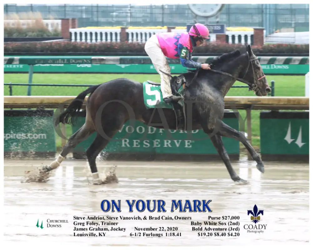 On Your Mark - 11-22-20 R01 Cd Action Churchill Downs