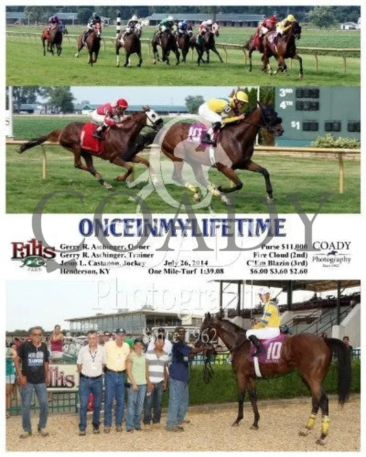 Onceinmylifetime - 072614 Race 09 Elp Ellis Park