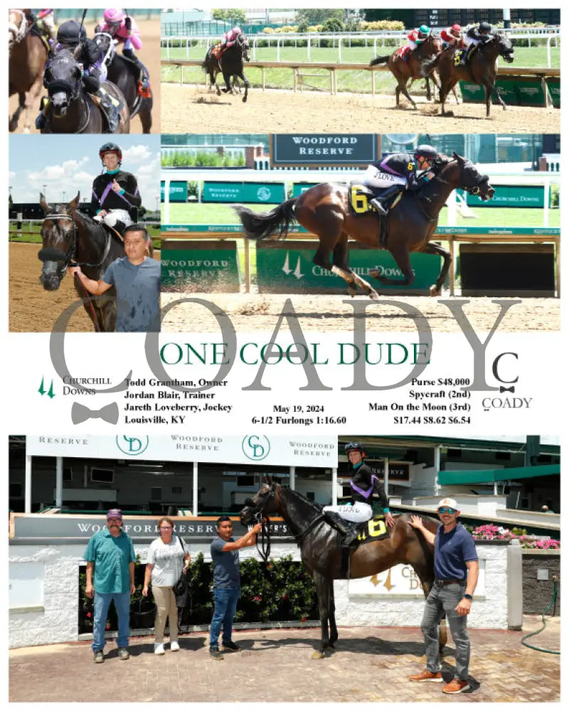 One Cool Dude - 05-19-24 R03 Cd Churchill Downs