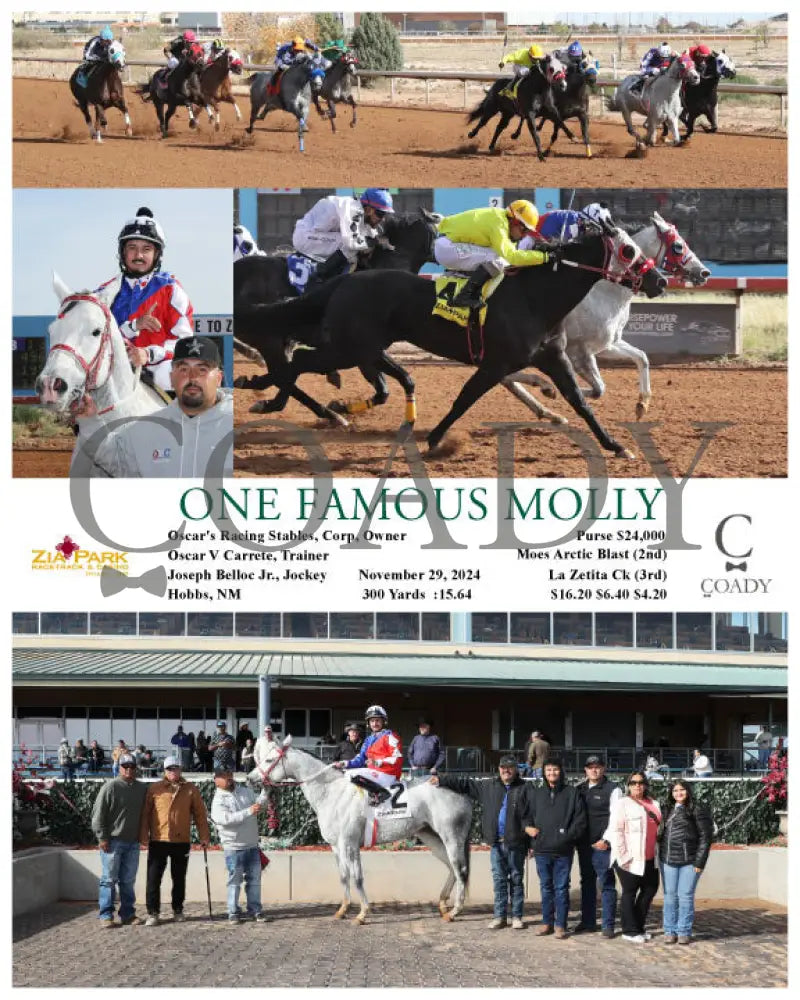 One Famous Molly - 11-29-24 R03 Zia Zia Park