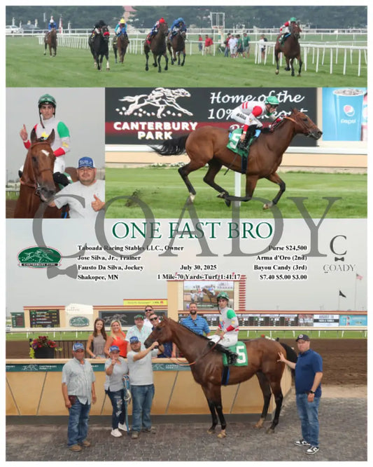ONE FAST BRO - 07-30-25 - R02 - CBY Canterbury Park