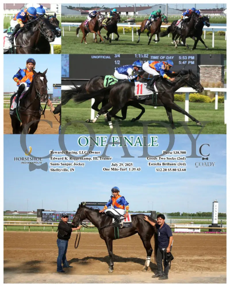 ONE FINALE - 07-29-25 - R08 - IND Indiana Grand