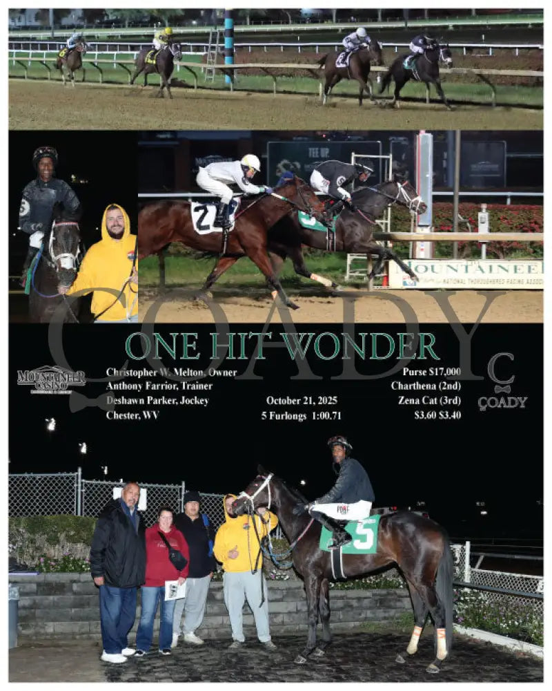 ONE HIT WONDER - 10-21-25 - R01 - MNR Mountaineer Park