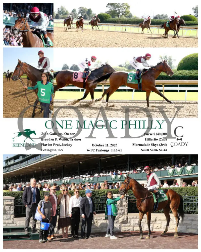 ONE MAGIC PHILLY - 10-11-25 - R06 - KEE Keeneland