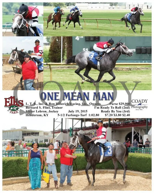 One Mean Man - 071915 Race 03 Elp Ellis Park