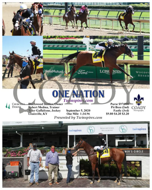 One Nation - Twinspires.com 09-05-20 R03 Cd Churchill Downs