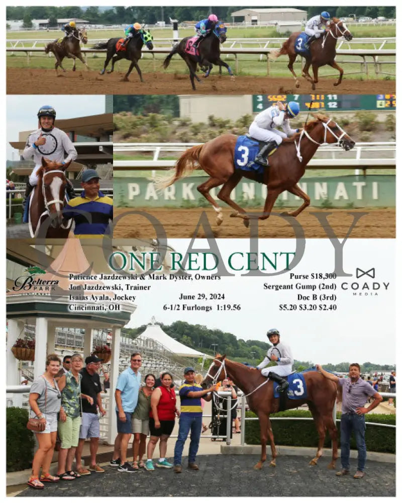 One Red Cent - 06-29-24 R08 Btp Belterra Park