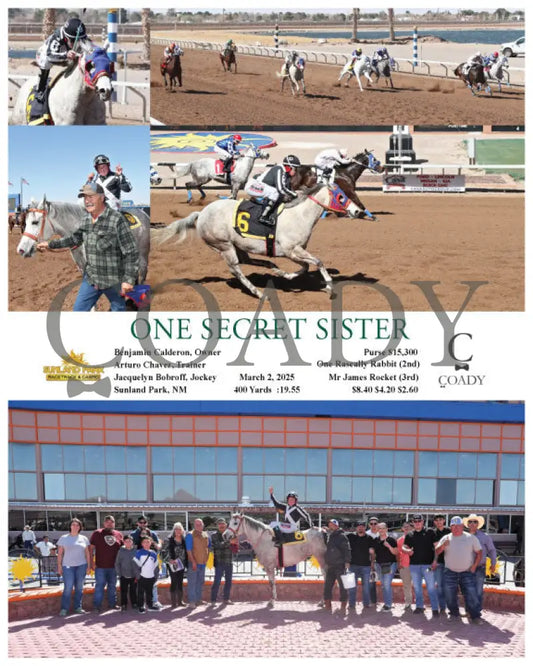 ONE SECRET SISTER - 03-02-25 - R04 - SUN Sunland Park