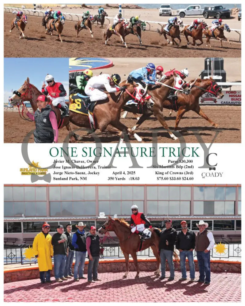 ONE SIGNATURE TRICK - 04-04-25 - R07 - SUN Sunland Park