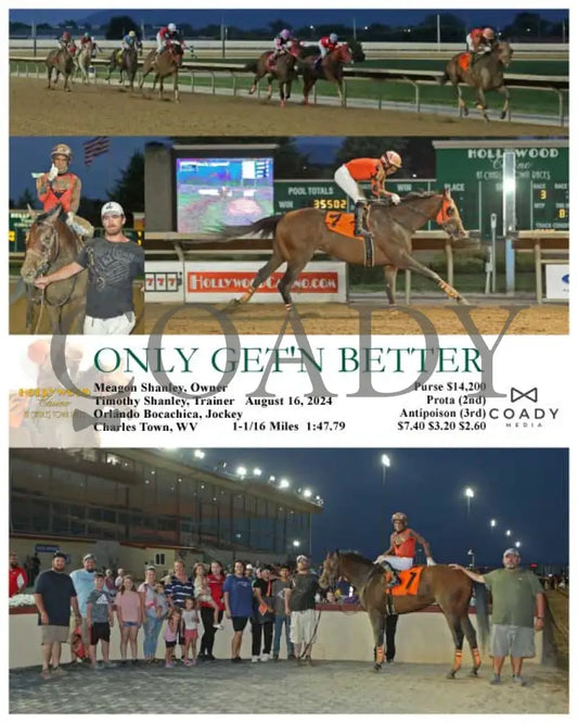 Only Get’n Better - 08-16-24 R03 Ct Hollywood Casino At Charles Town Races