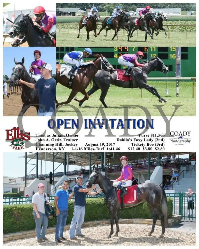 Open Invitation - 081917 Race 01 Elp Ellis Park
