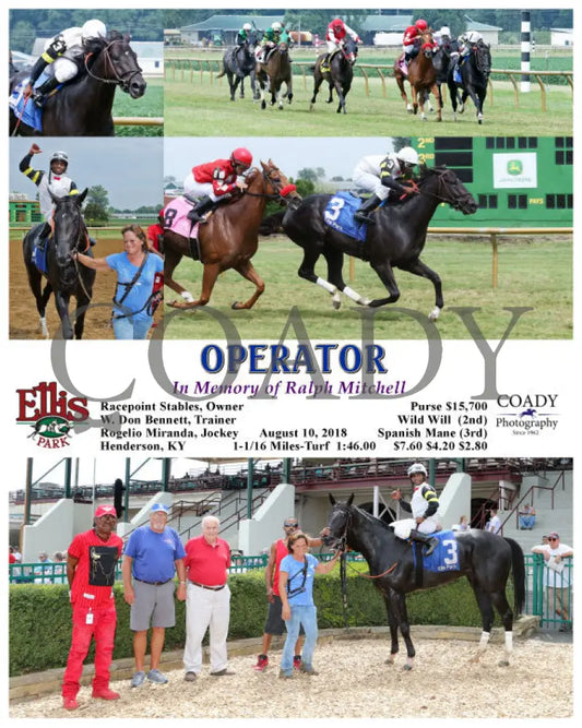 Operator - 081018 Race 05 Elp Ellis Park