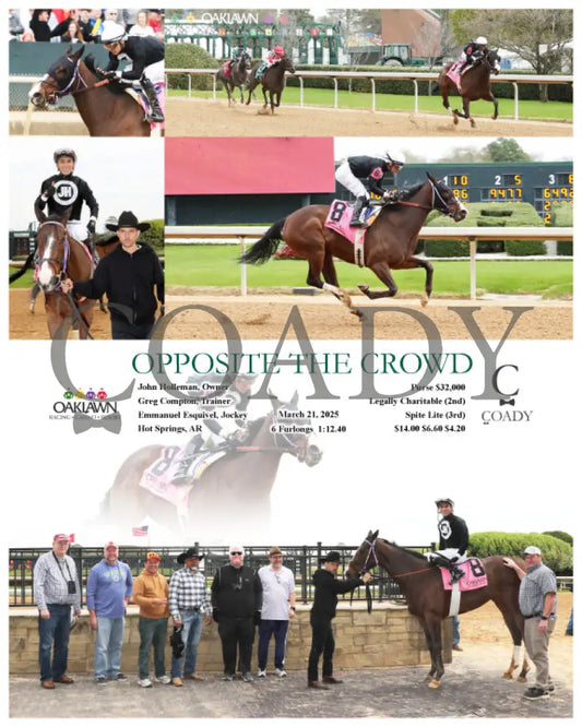 OPPOSITE THE CROWD - 03-21-25 - R01 - OP Oaklawn Park