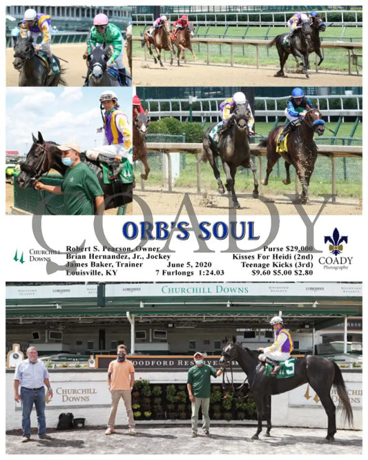 Orb’s Soul - 06-05-20 R06 Cd Churchill Downs