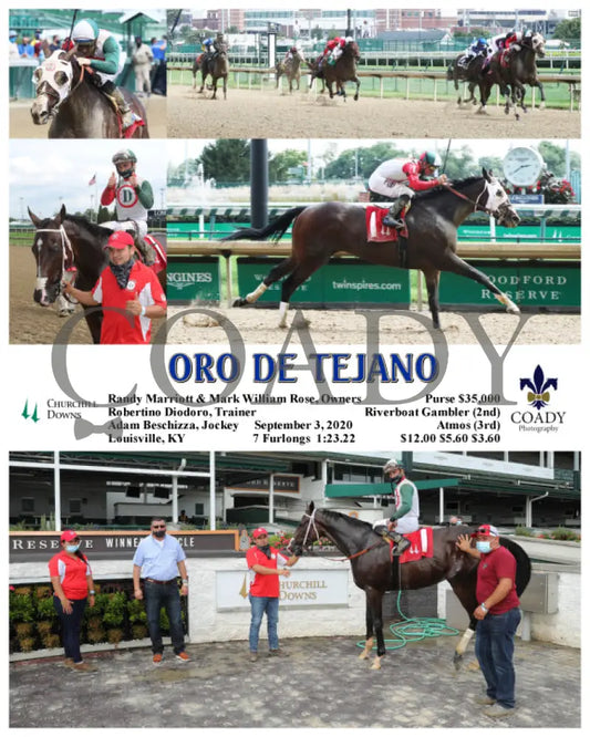 Oro De Tejano - 09-03-20 R04 Cd Churchill Downs