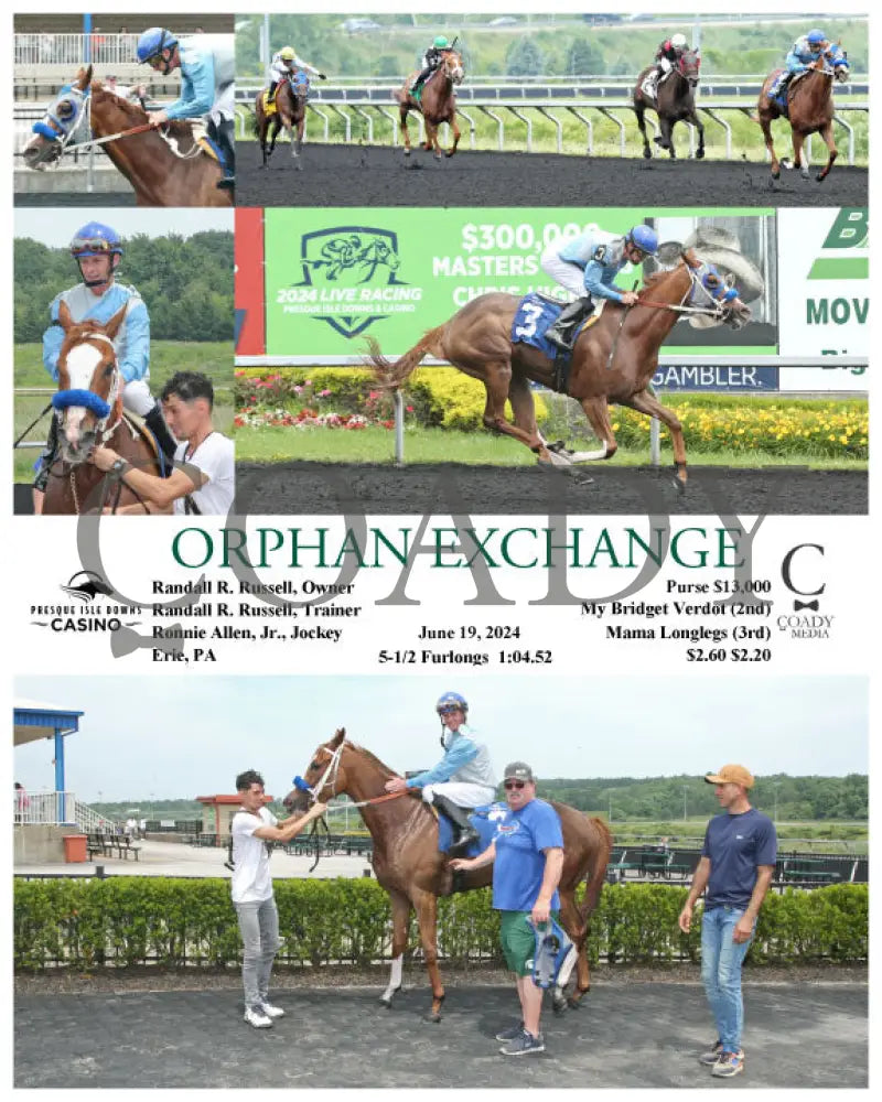 Orphan Exchange - 06-19-24 R02 Pid Presque Isle Downs