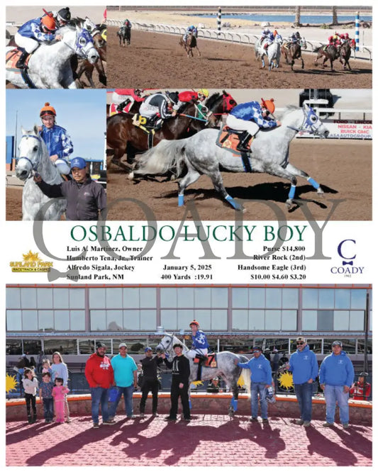 Osbaldo Lucky Boy - 01-05-25 R04 Sun Turfway Park