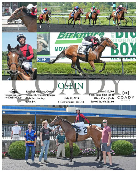 Osbin - 07-16-24 R01 Pid Presque Isle Downs