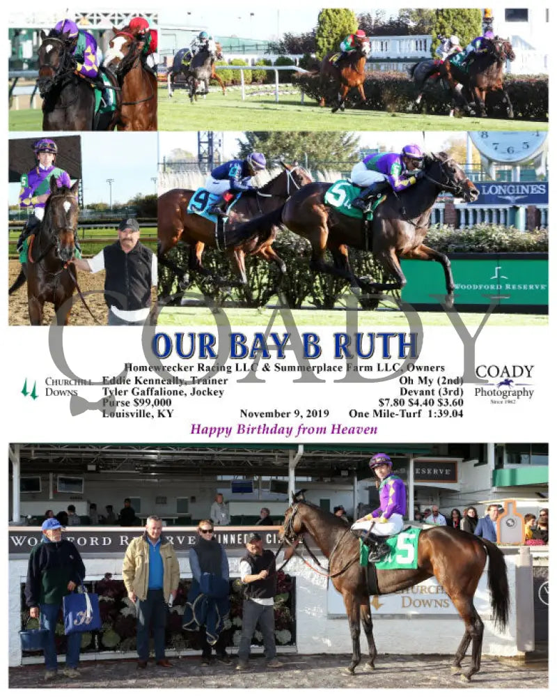 Our Bay B Ruth - 11-09-19 R07 Cd Churchill Downs