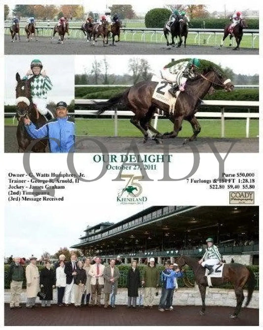 Our Delight - 102711 Keeneland