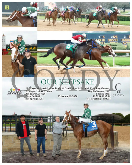 Our Keepsake - 02-16-24 R01 Op Oaklawn Park