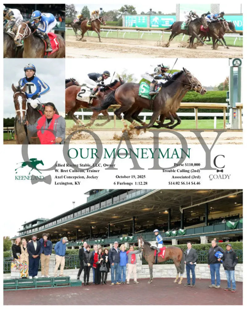 OUR MONEYMAN - 101925 - Race 09 - KEE Keeneland