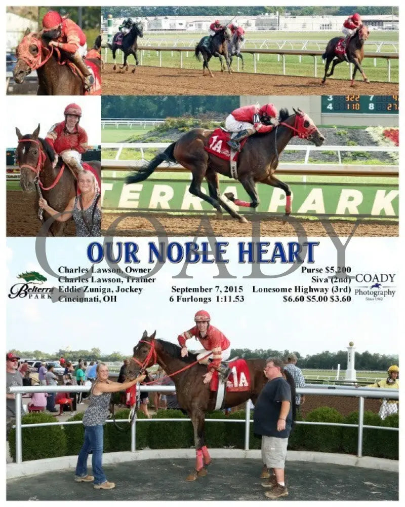 Our Noble Heart - 090715 Race 06 Btp Belterra Park