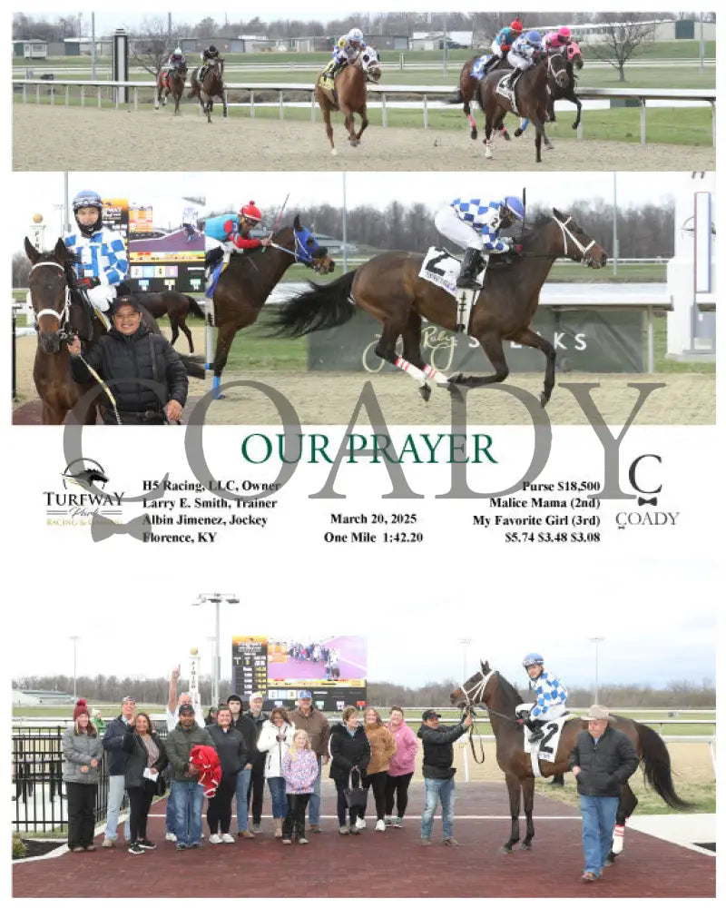 OUR PRAYER - 03-20-25 - R01 - TP Turfway Park