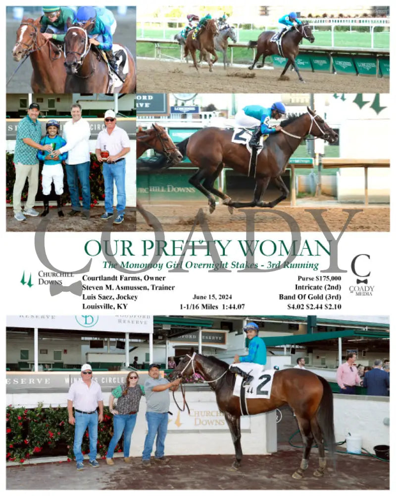 Our Pretty Woman - The Monomoy Girl Overnight Stakes 3Rd Running 06-15-24 R05 Cd Churchill Downs