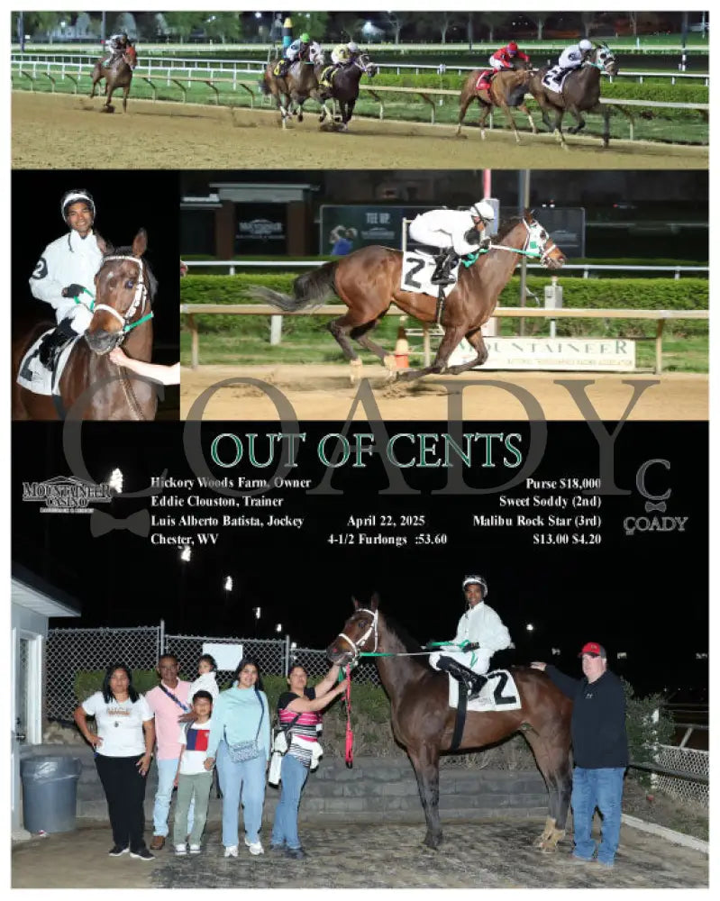 OUT OF CENTS - 04-22-25 - R06 - MNR Mountaineer Park