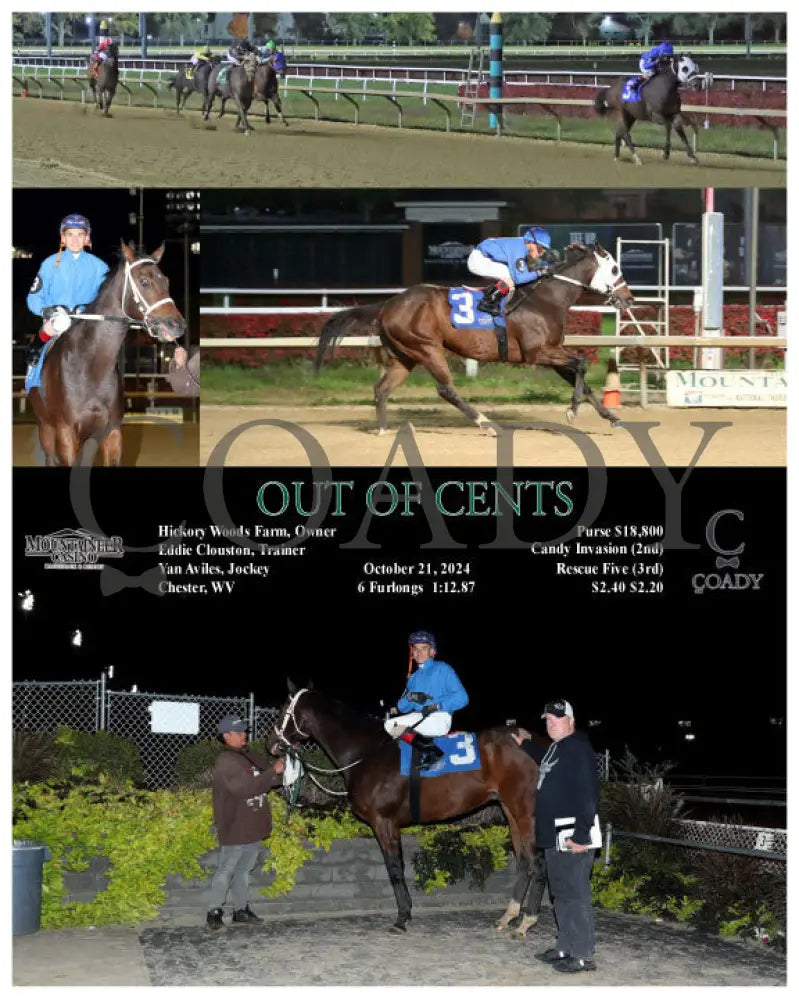 Out Of Cents - 10-21-24 R07 Mnr Mountaineer Park