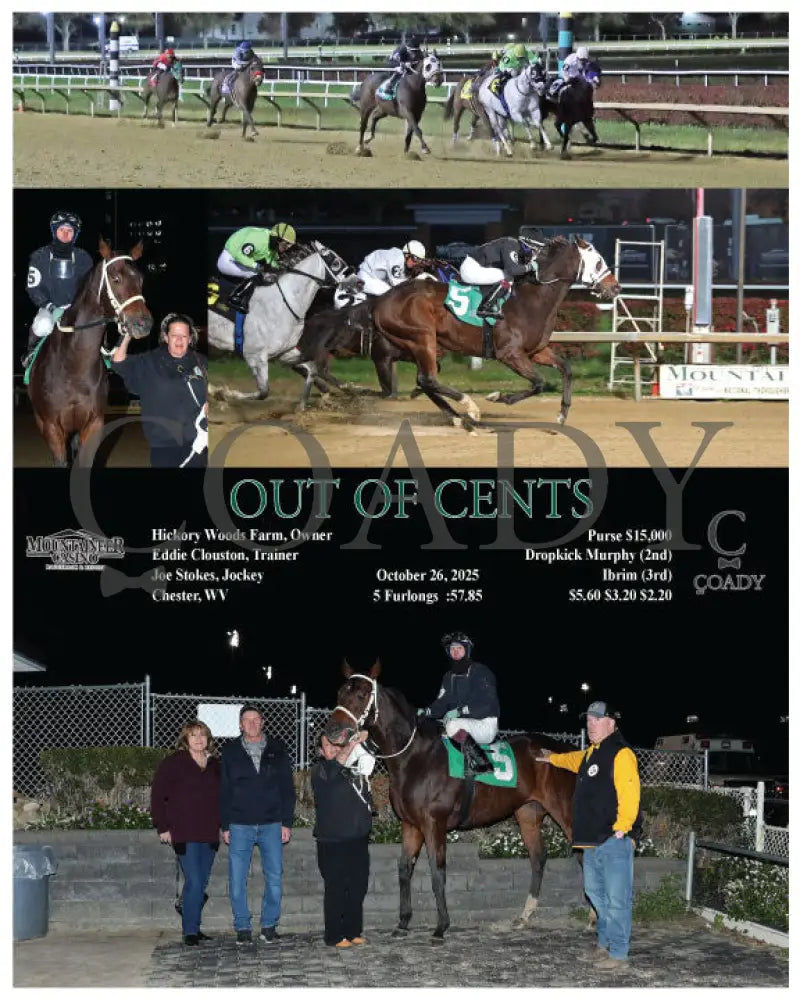 OUT OF CENTS - 10-26-25 - R03 - MNR Mountaineer Park