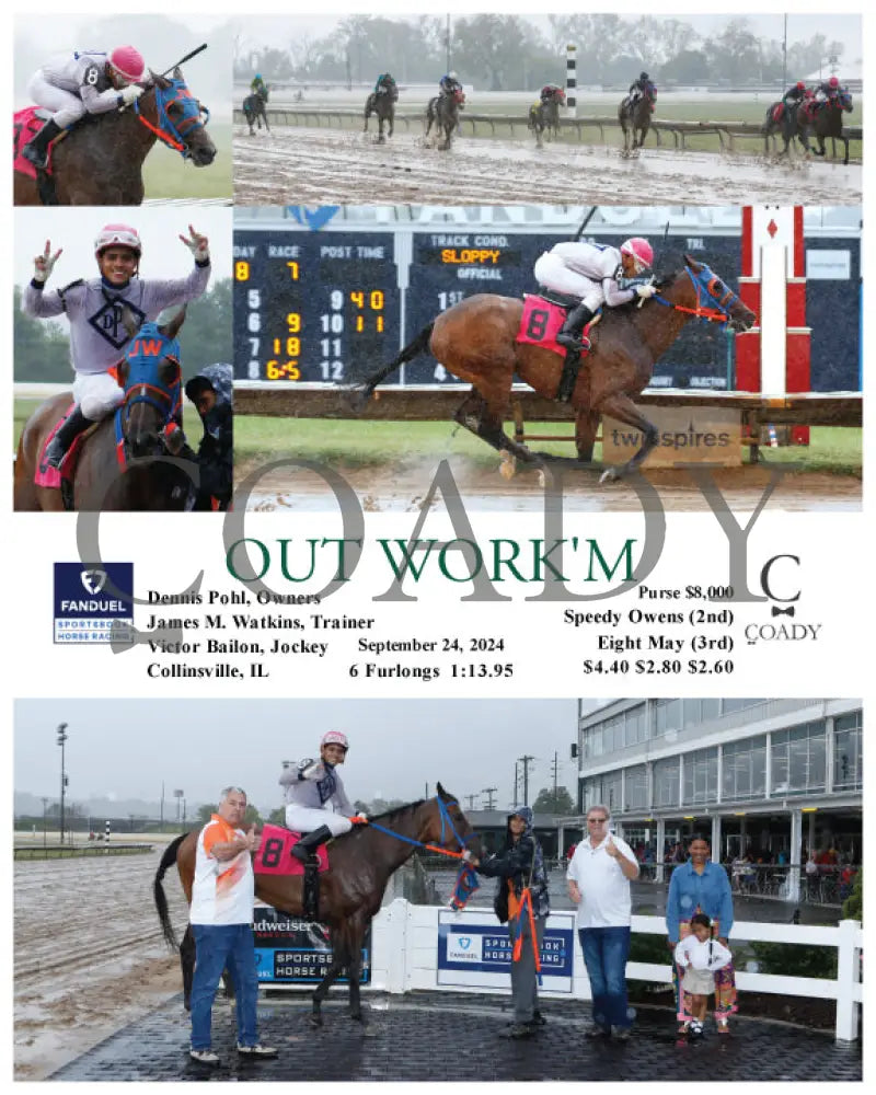 Out Work’m - 09-24-24 R07 Fan Fanduel Sportsbook Horse Racing